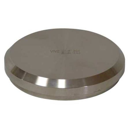 Cap, Stainless Steel, Cap 2 1/2 in