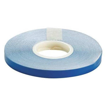 Border Marking Tape Vinyl, Adhesive: Acrylic Blue, 1/4" W x 50 ft. L, 4 mil Thick
