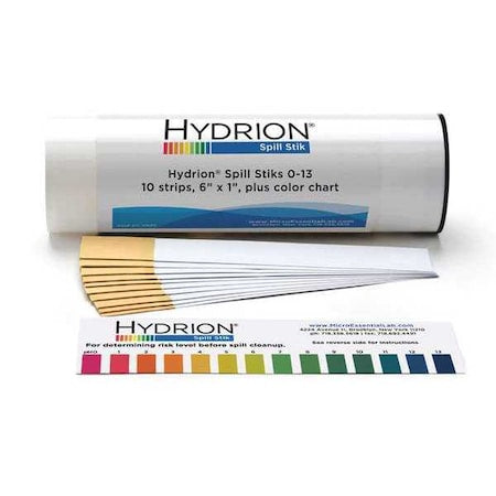 pH Testing Sticks,0-13,10 Sticks, PK10