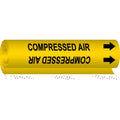 Pipe Mrkr,Compressed Air,1-1/2to2-3/8 In, 5661-I
