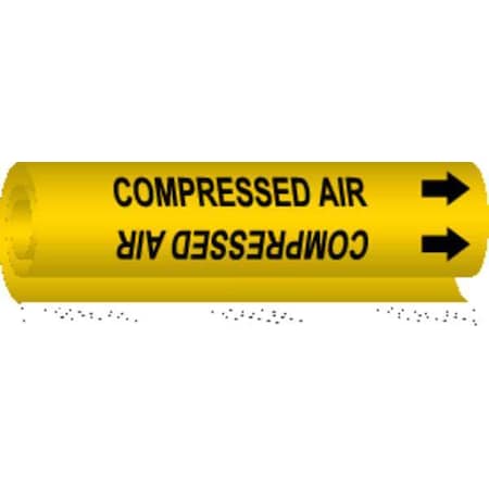 Pipe Mrkr,Compressed Air,1-1/2to2-3/8 In, 5661-I