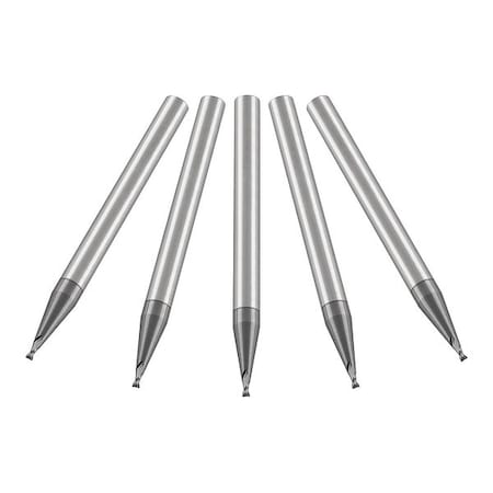 Carbide End Mill, 0.040, Cut 0.060, 2 FLT