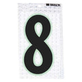 NumberLabel,2-3/8inH,1-1/2inW,PK10