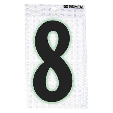 NumberLabel,2-3/8inH,1-1/2inW,PK10