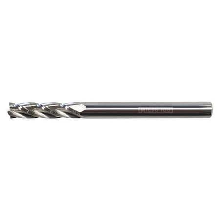 Carb End Mill,1/8 In,4FL,CC,AlTiN Coat