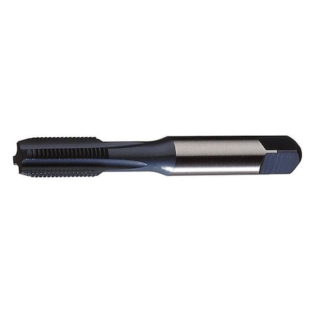 Straight Flute Hand Tap, 1/2"-13, Semi-Bottoming, 4 Flutes, UNC