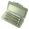 3pc HSS Taper,Plug & Bottoming Hand Tap Set HTGP Greenfield Threading Bright 4-Flute GH3 5/16-18UNC