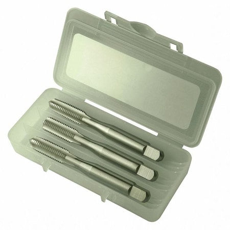3pc HSS Taper,Plug & Bottoming Hand Tap Set HTGP Greenfield Threading Bright 4-Flute GH3 5/16-18UNC