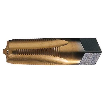 Pipe Tap, 3/8"-18, Semi-Bottoming, 4 Flutes, NPTF