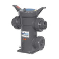 Simplex Strainer, 1/2" Pipe, Socket/Threaded, PVC, 150 psi