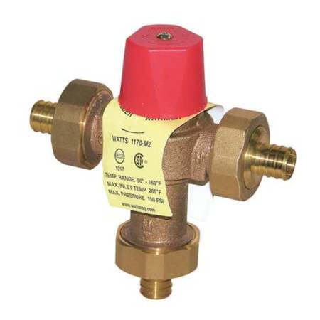 Mixing Valve,Brass,23 gpm,5-9/16 In. H