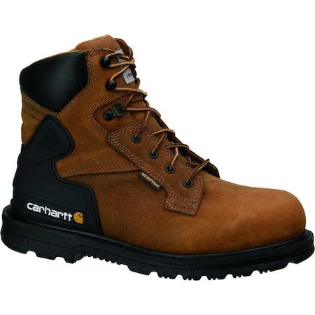 Men's 6-Inch Work Boot, 11 M, Steel Toe, 6 in H, Brown, CMW6220