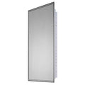 16" x 36" Residential Recessed Mounted SS Framed Medicine Cabinet