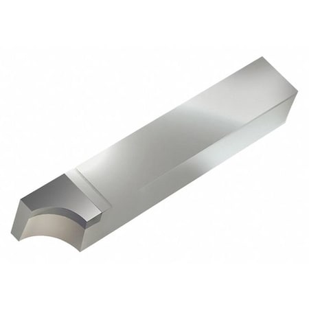 Brazed Tool Bit,RAD,2.5 In L,3/8 In W