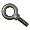 Eye Bolt With Shoulder, 3/8"-16, 1-1/4 in Shank, 1 in ID, Steel, Plain