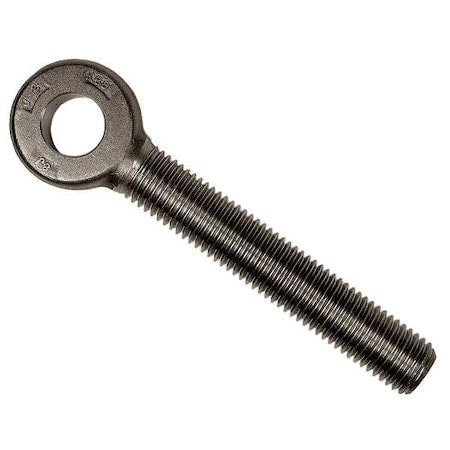 Rod End, Stainless Steel, Plain, 1/2"-13 Thrd Sz, 2 7/16 in Thrd Lg, 2-7/16 in Overall Lg