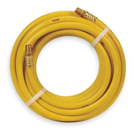 3/8" x 50 ft PVC Coupled Multipurpose Air Hose 300 psi YL