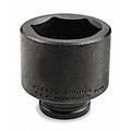 3/4 in Drive, 26mm Metric Socket, 6 Points, Steel,Blk Oxd,26 mm