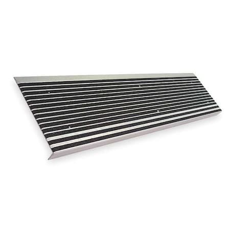 Stair Tread,Black,36in W,Extruded Alum, 500BLA3