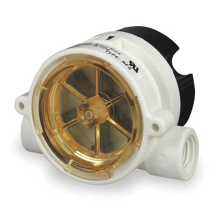 1" FNPT SPDT Liquid Flow Switch 24VDC 8 to 60 gpm