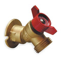 Sillcock,Quarter Turn,Brass,1/2 In