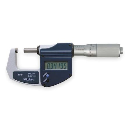 Electronic Micrometer,0 to 1",Friction
