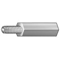 Hex Standoff, #4-40 Thrd Sz, 5/8 in L, 3/16 in Thrd L 18-8 Stainless Steel Plain, 3/16" Hex W