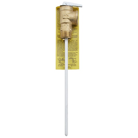 Temperature Pressure Relief Valve,Brass