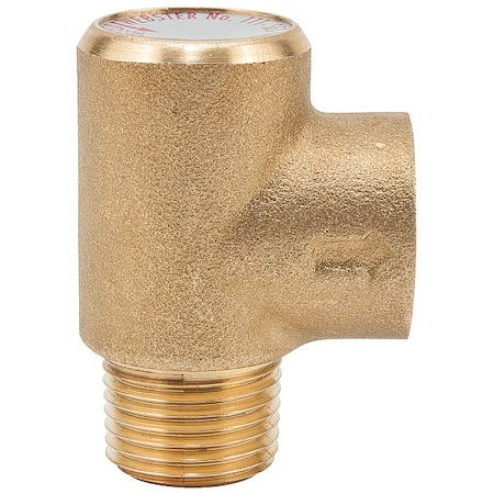 Pressure Relief Valve,Brass,125 psi