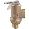 Pressure Relief Valve,Copper,150 psi