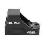 Holosun HS507K-X2 - Compact Pistol Sight for CCW - 2 MOA Dot & 32 MOA Circle (Red & Green) - Shake Awake & 50,000 Hours Battery - IP67 Waterproof