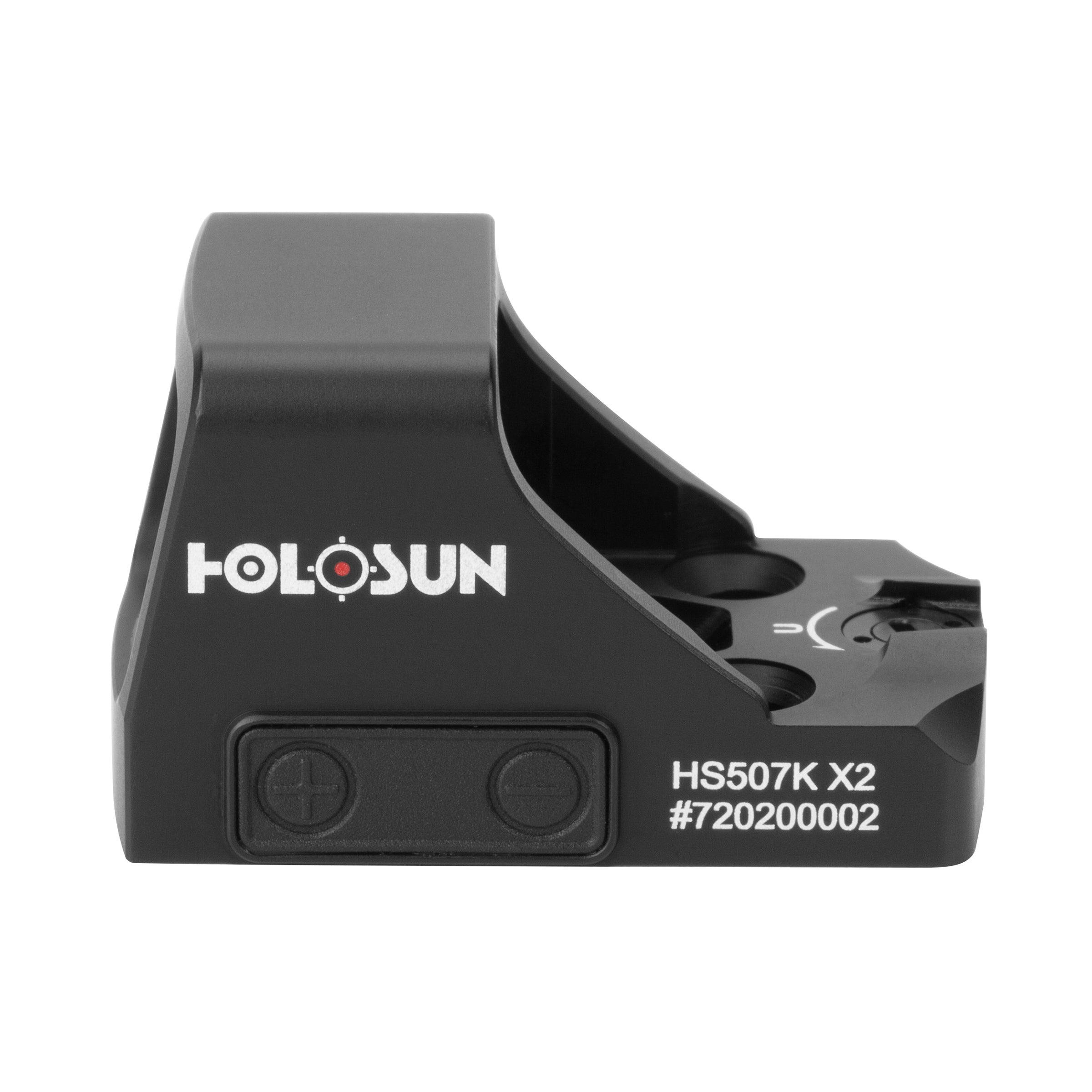 Holosun HS507K-X2 - Compact Pistol Sight for CCW - 2 MOA Dot & 32 MOA Circle (Red & Green) - Shake Awake & 50,000 Hours Battery - IP67 Waterproof
