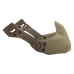 Caiman Ballistic Mandible Guard - Stops 9mm & High-Speed Shrapnel - Ballistic Rated