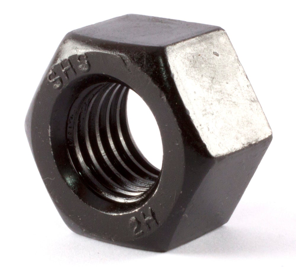 2-8 A194 2H Heavy Hex Nut Plain Domestic USA - Bulk Keg (60)