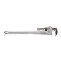 12" Aluminum Straight Pipe Wrench, Serrated, Tether Capable, 2" Jaw Capacity