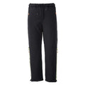 Men's Insulated Quilted Pants, S, Black, Polyester Spandex