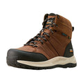 Men's Hiker Shoe, 11 EE, Leather, Natural Brown, 10060891