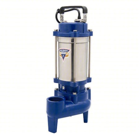 SewageEjectorPump,10ft,1hp,Single,115VAC