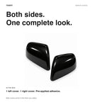 ABS Mirror Covers for Model 3/Y | 4 Finishes | 3M Tape | Scratch Protection | 3 Versions