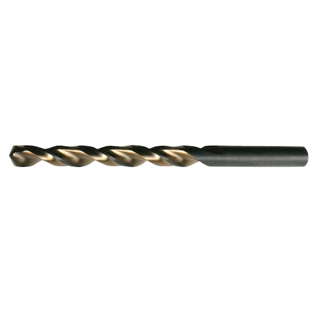 8.70mm HSS 135 Degree Heavy-Duty Parabolic Jobber Length Drill Cle-Line 1872 Black and Gold RHS/RHC