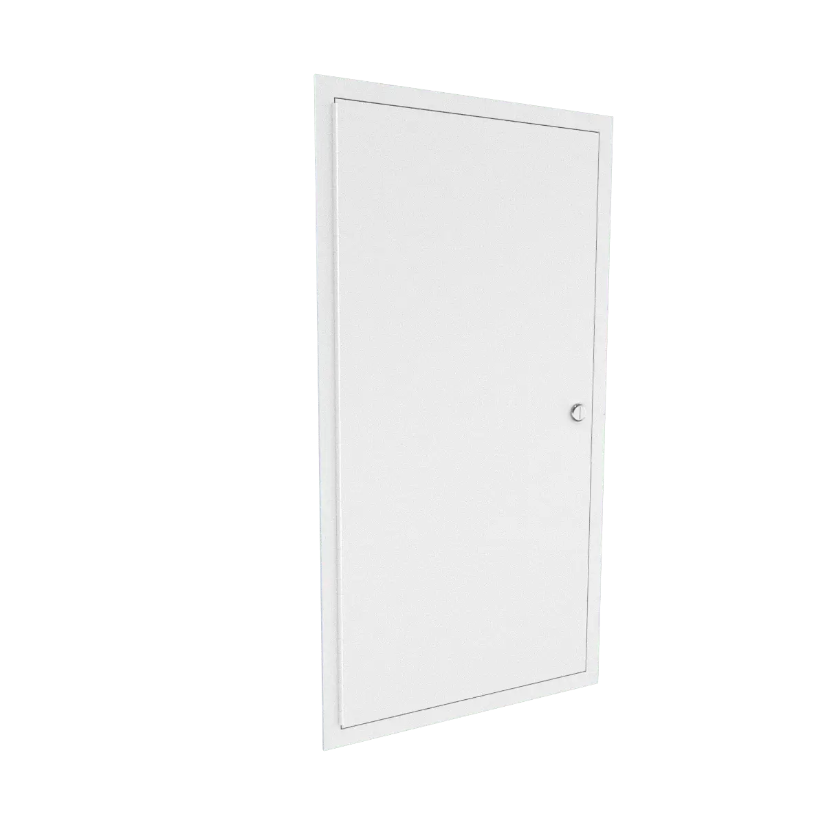 Access Panel 12" X 24" White Flush Trim Cam