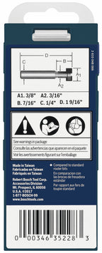 BOSCH 85608MC 3/8 In. Carbide-Tipped Keyhole Router Bit