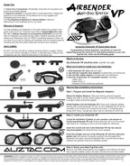 Airbender VP - Exfog Adapter for Valken & Pyramex Airsoft Goggles | Valken Zulu and Pyramex I Force Glasses Compatible