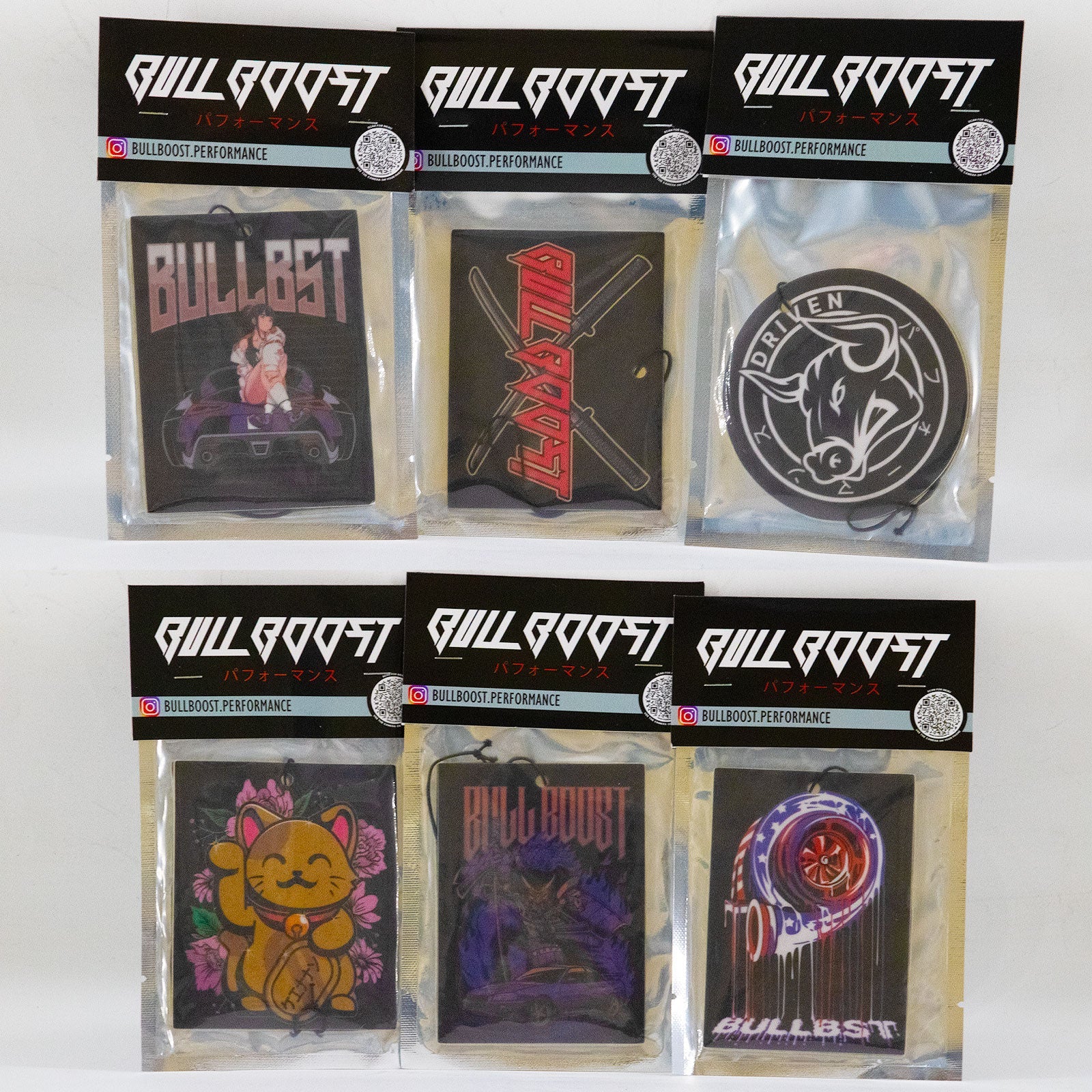 Bull Boost New Car Smell Air Fresheners 6 Pack