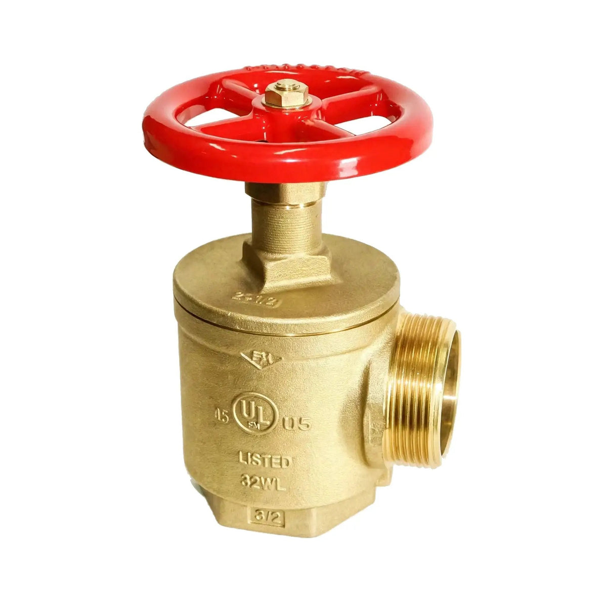 2-1/2 in. FNPT x MNST Angle Hose Valve