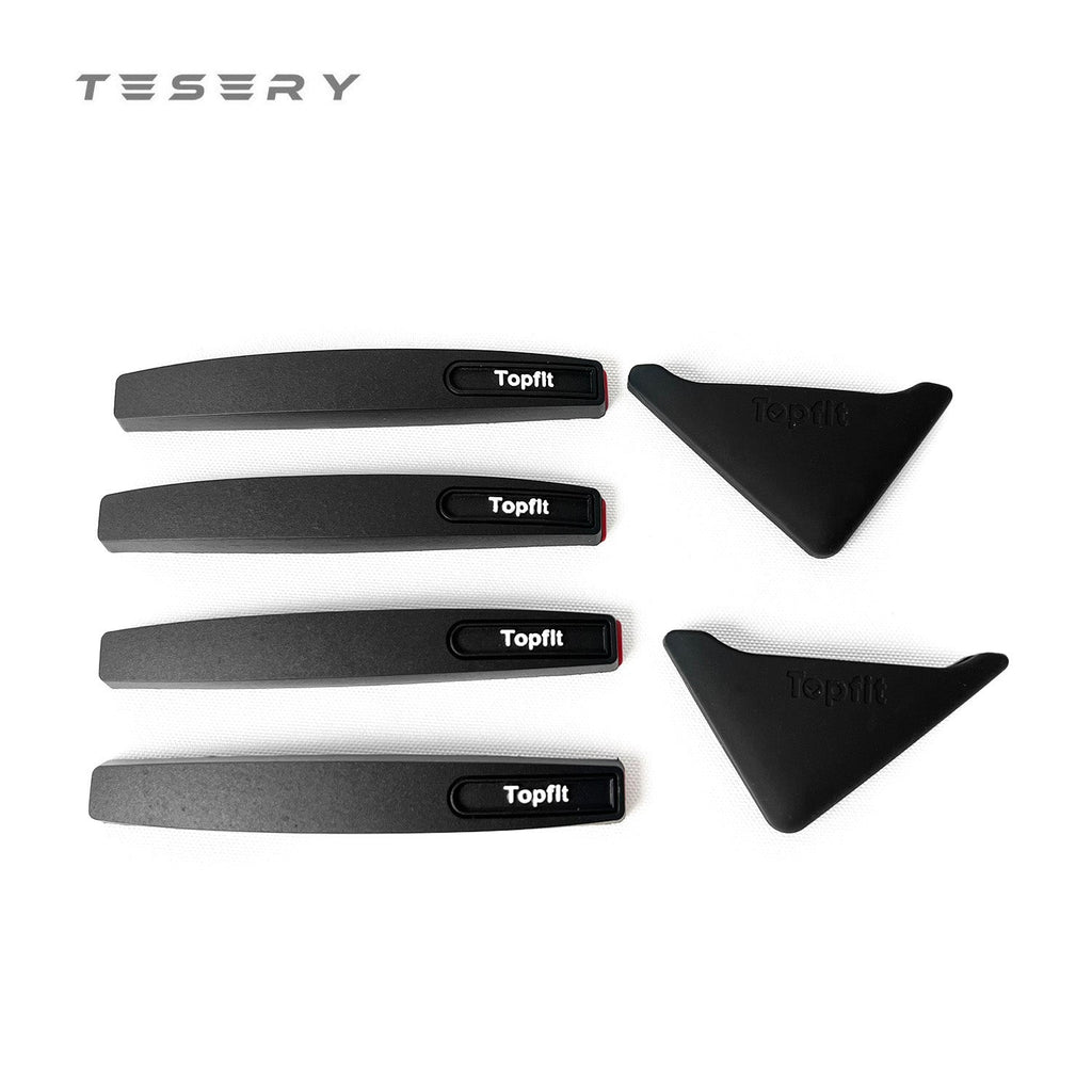 Rubber Door Edge Guards for Tesla | Universal Fit | 3M Adhesive | Heat & Cold Resistant