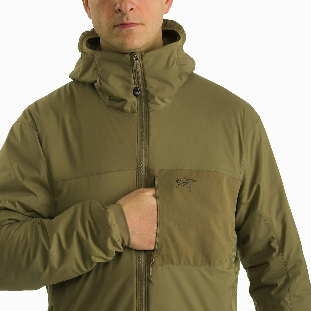 Arc'teryx LEAF Atom LT Hoody Gen 2.1 Men's: Cold Weather Mid-Layer with No Slip Zip