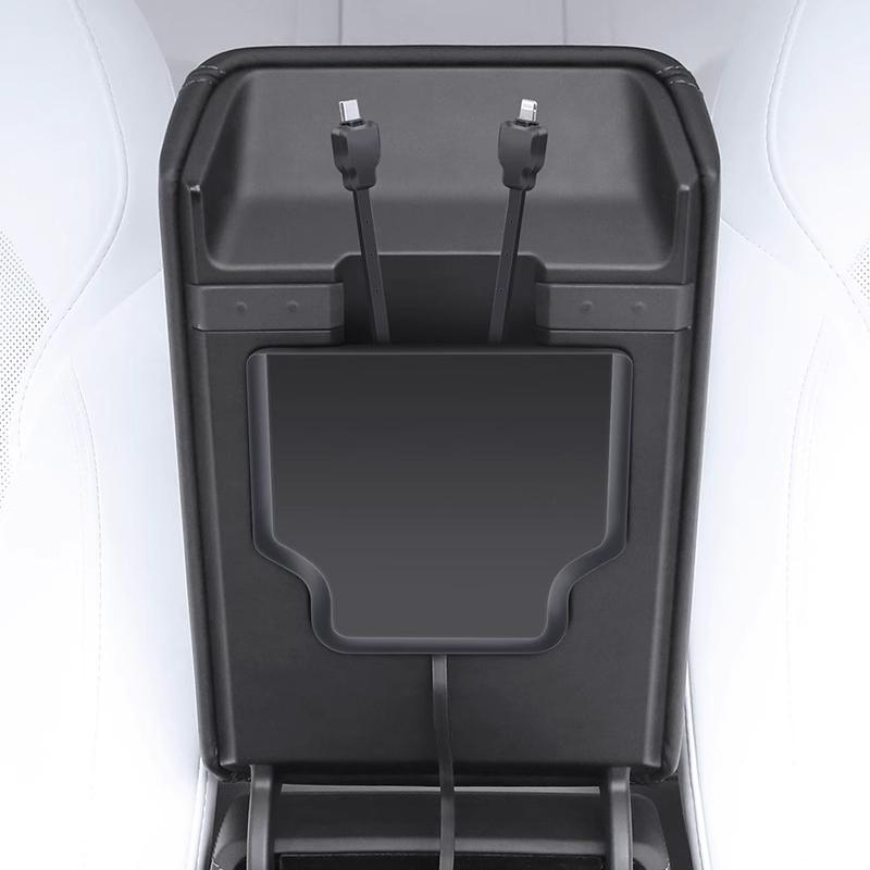 Armrest Box Hidden Expansion Dock for Model Y Juniper & Model 3 Highland & Model YL