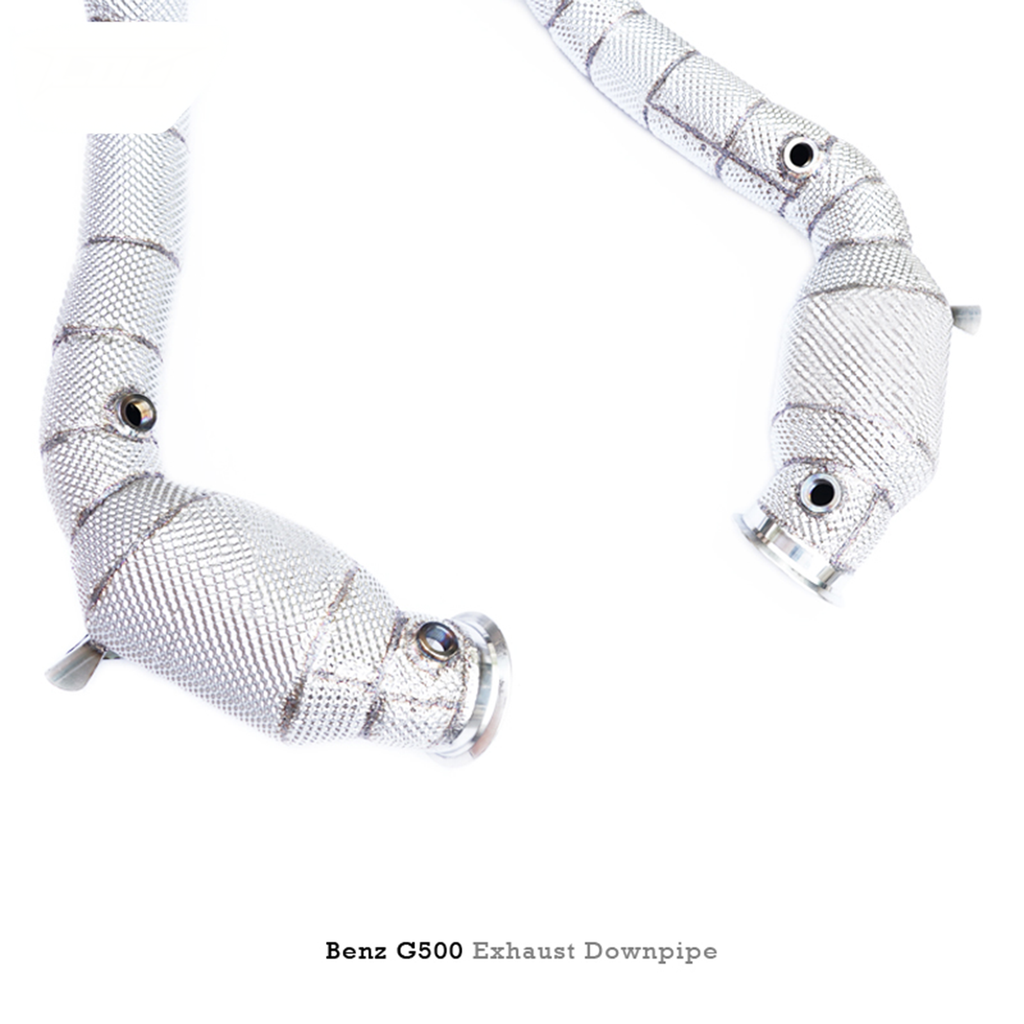 High Flow Catted T304 Stainless Downpipe for Mercedes Benz G500 W463A 4.0T