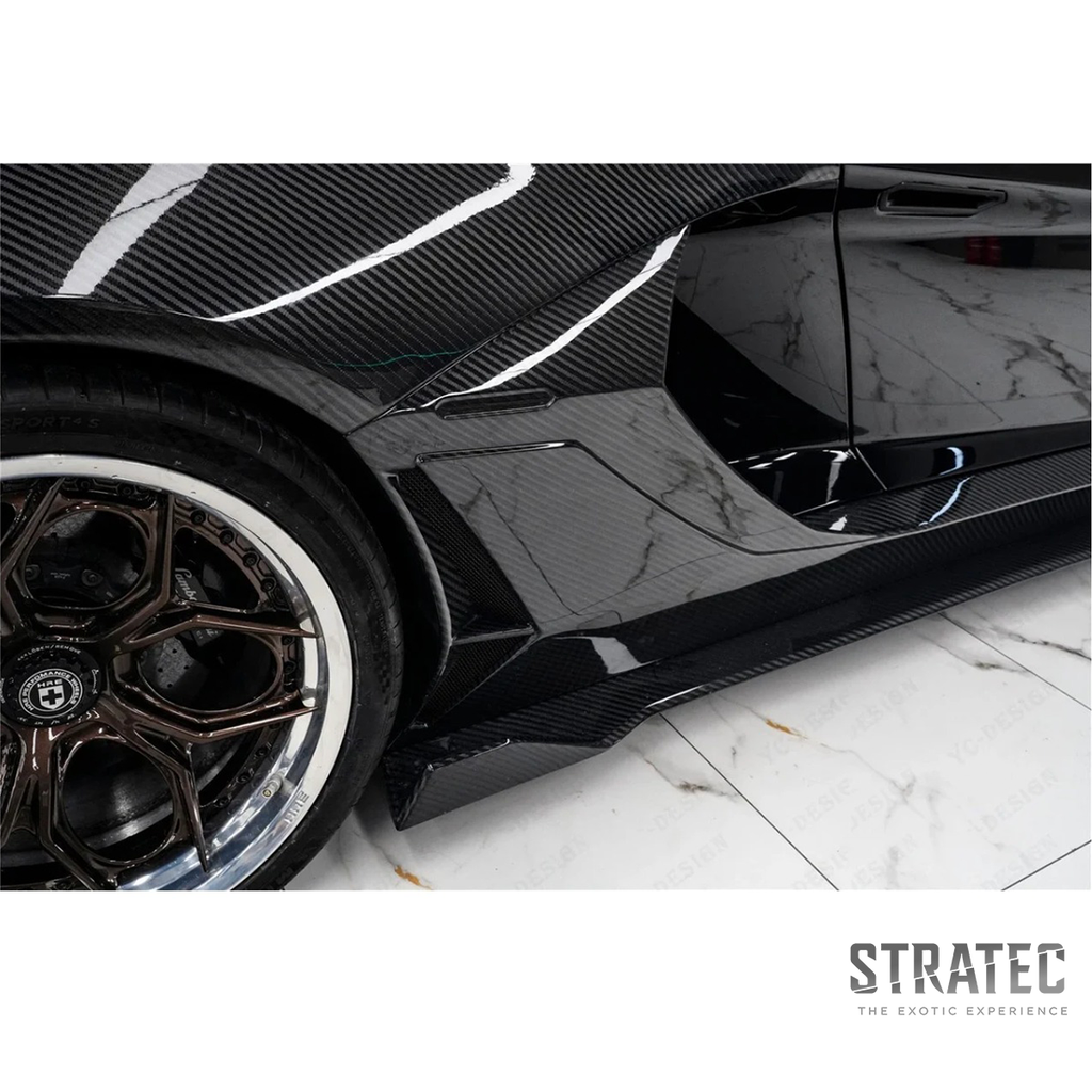 SVJ Style Full Carbon Fiber Aero Body Kit for Lamborghini Aventador LP700 LP740 LP750 Coupe